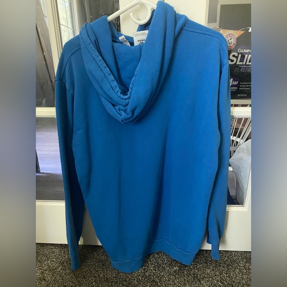 Adidas Blue Hoodie Medium - Picture 2 of 3